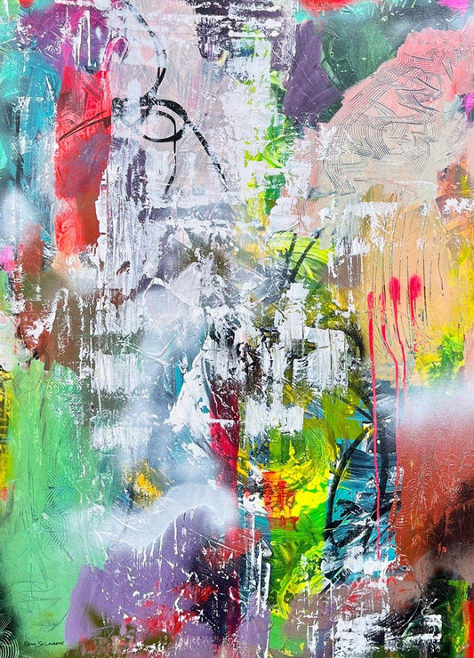 Ethereum - Original Abstract Art - Ginny St. Lawrence Art