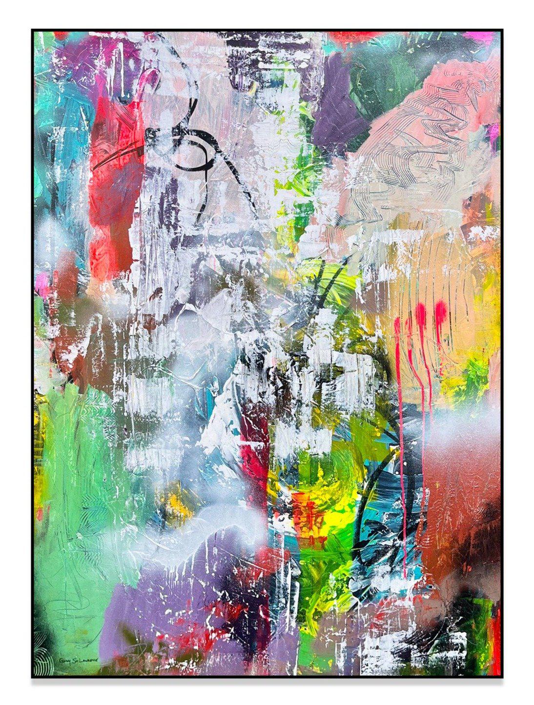 Ethereum - Original Abstract Art - Ginny St. Lawrence Art